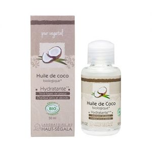 Haut-Ségala Huile de coco biologique* 1ère pression à froid 50 ml