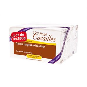 Roge Cavailles Savon Surgras Extra Doux 3x250gr