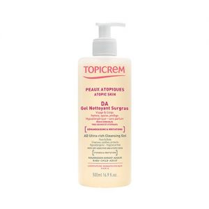 Topicrem Da Gel Nettoyant Surgras 500ml