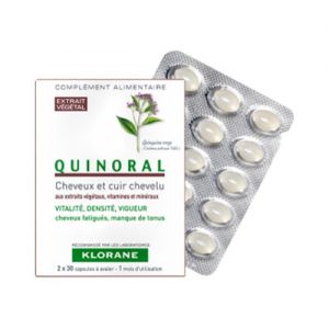Klorane Trio Quinoral 3 boites de 2x30 capsules