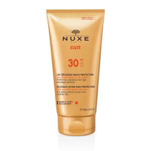 Nuxe Sun Lait Délicieux Haute Protection Visage Et Corps SPF30 150ml