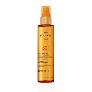 Nuxe Sun Huile Bronzante Visage et Corps SPF30 150ml