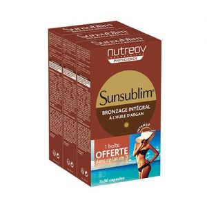 Sunsublim Bronzage intégral Tripack 3 x 30 capsules