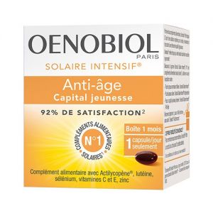 Oenobiol Solaire anti-âge 30 Capsules Lot de 2