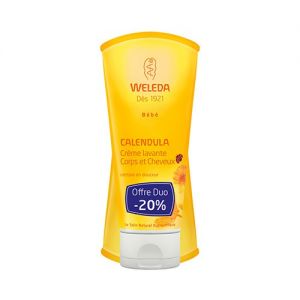 Weleda Crème lavante Corps et Cheveux 2x200ml