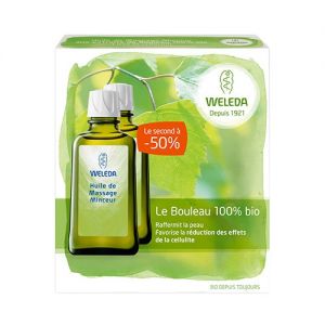 Weleda Huille de massage minceur 2x100ml