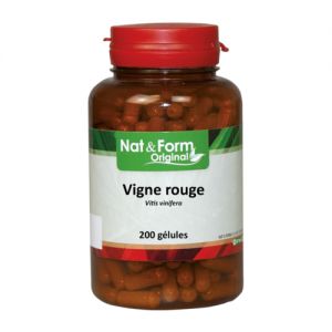 Nat & Form Vigne rouge 200 gélules