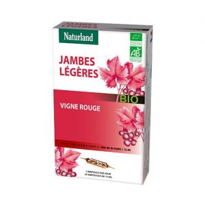 Vigne rouge Bio - 20 Ampoules