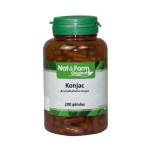 Nat & Form Konjac 200 gélules