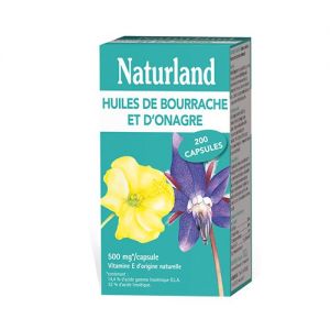 Huile de Bourrache et d'Onagre - 200 Capsules
