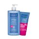 Uriage 1ere Eau Nettoyant sans rinçage 1L et Huile Lavante 200ml