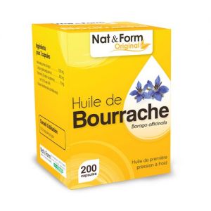 Nat & Form Bourrache 200 capsules