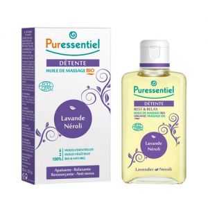 Puressentiel Huile de massage BIO Détente - Lavande / Néroli - 100ml