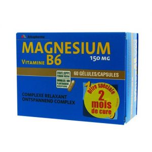 Arkovital Magnésium Vitamine B6 60 gélules Lot de 2