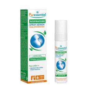 Puressentiel Spray Aérien Respiratoire aux 19 Huiles Essentielles - 20ml