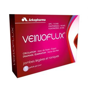 Arkopharma Veinoflux Jambes Légères et Toniques 30 gélules