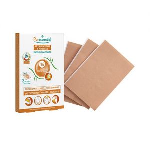 Puressentiel Patchs Chauffants Articulations et Muscles aux 14 Huiles Essentielles - 3 Patchs