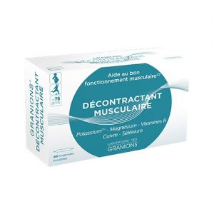 Granions Decontractant Musculaire 30 ampoules