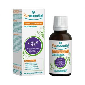 Puressentiel Diffuse Zen - Huiles essentielles pour diffusion - 30ml