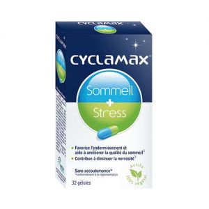 Cyclamax sommeil + stress 32 gélules