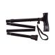 Novolife Canne Derby pliable en 4 et réglable 81 à 91 cm Noire
