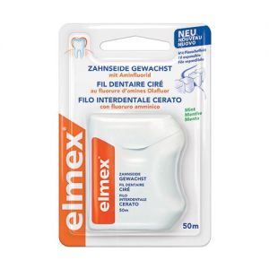 Elmex Fil Dentaire ciré 50m