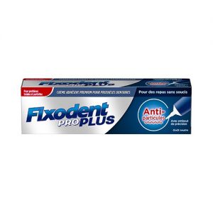 Fixodent Pro Plus crème adhésive Anti-Particules pour prothèse dentaire 40g