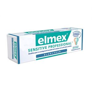 Elmex Dentifrice Sensitive Professional Blancheur 75ml