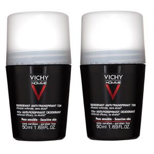Vichy Lot*2 Deodorant Bille Anti Transpirant 2X50ml