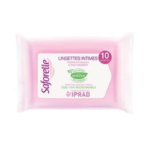 Saforelle Lingettes Sachet Pocket X 10
