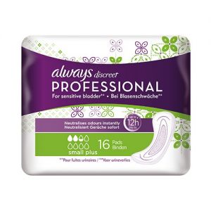 Always Discreet Professional Serviettes Small Plus par 16