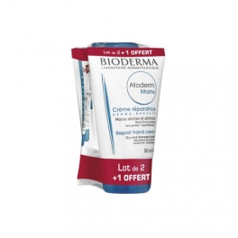 Bioderma Atoderm crème mains 3X50ml