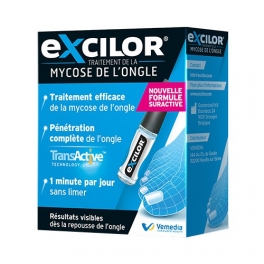 Excilor Solution traitement de la mycose de l'ongle 3,3 ml