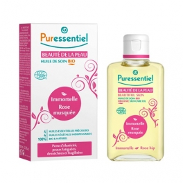 Puressentiel Huile de soin BIO Beauté de la peau - Immortelle / Rose musquée - 100ml