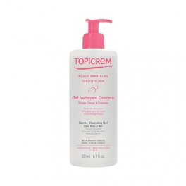 Topicrem Gel nettoyant douceur corps et cheveux 500ml