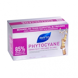 Phyto Phytocyane Soin Antichute Stimulateur De Croissance Traitement Antichute Femme 12 Ampoules De 7,5ml